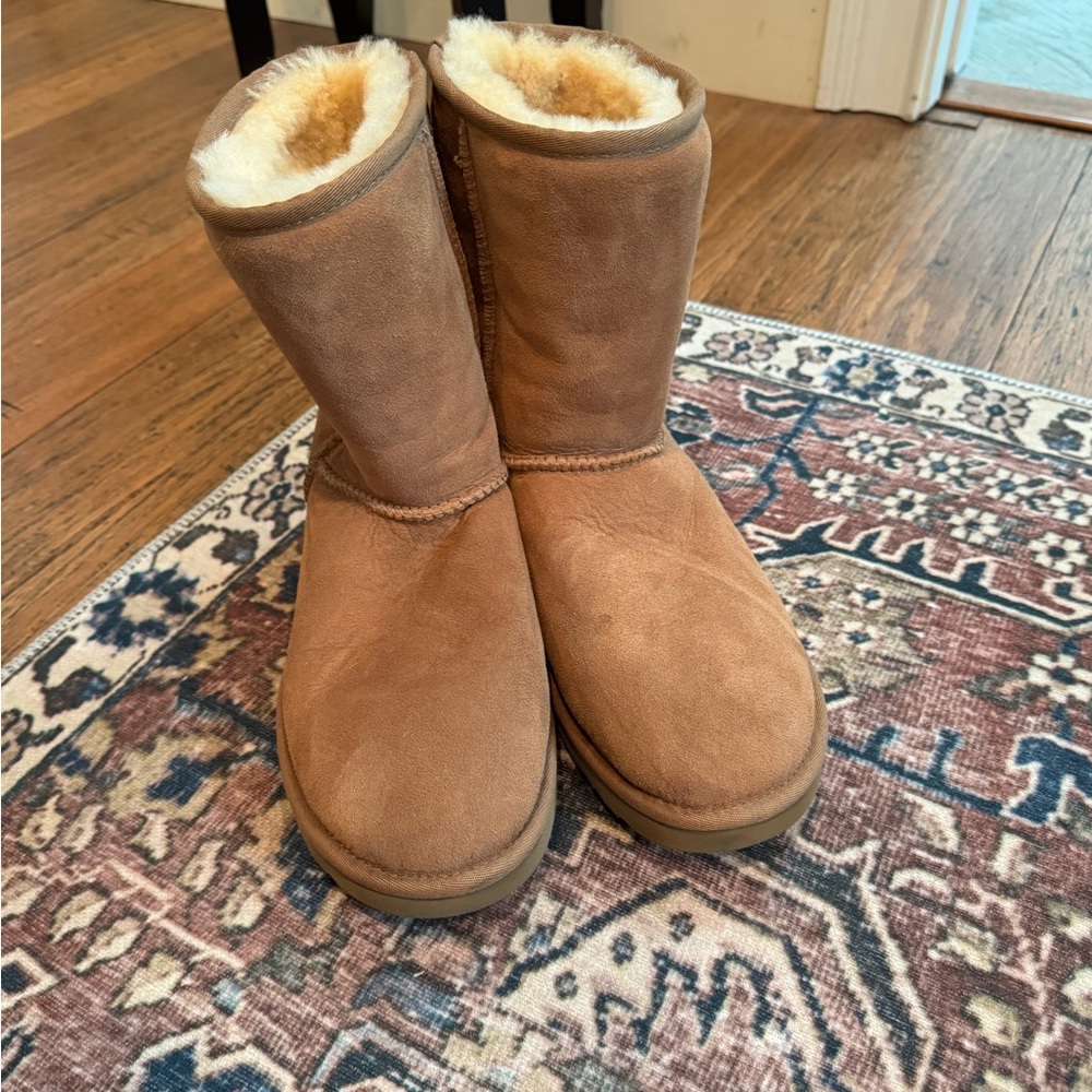 UGG Tan Sheepskin Lined Footwear
